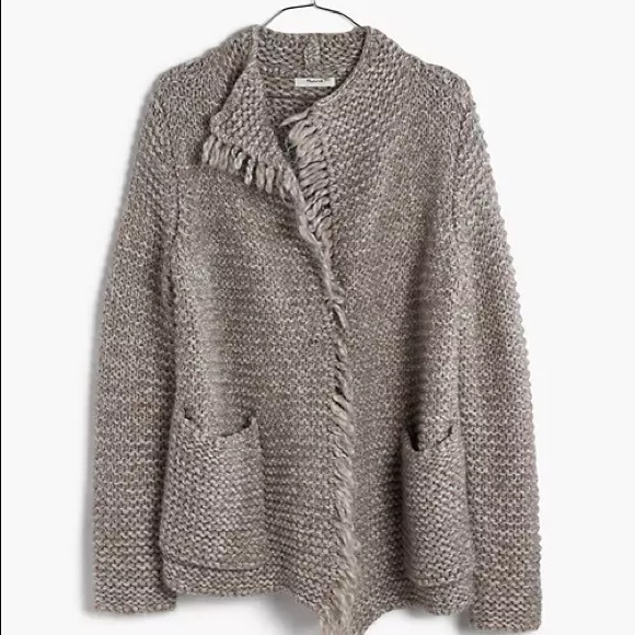 Madewell Fringe Open Cardigan - Picture 3 of 8